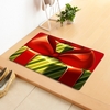 Tapis de sol de style de Noël tapis tapis tapis anti-dérapant joyeux Noël décoration de la maison paillasson