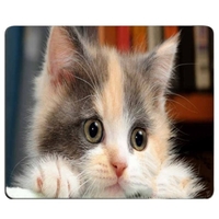 Tapis de souris CAT-3 Tapis de souris de jeu anti-dérapant pour chat mignon pour ordinateur portable MackBook