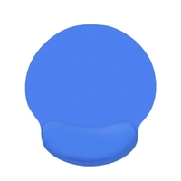 Tapis de souris de jeu de bureau antidérapant avec repose-poignet en mousse à mémoire de forme mouvement fluide positionnement précis pour ordinateur portable rose