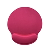 Tapis de souris de jeu de bureau antidérapant avec repose-poignet en mousse à mémoire de forme mouvement fluide positionnement précis pour ordinateur portable rose