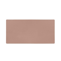 Tapis de souris double face tapis de bureau en cuir PU écologique liège tapis de souris étanche à la poussière pour jeu de bureau à domicile noir