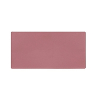 Tapis de souris double face tapis de bureau en cuir PU écologique liège tapis de souris étanche à la poussière pour jeu de bureau à domicile noir