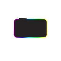 Tapis de souris lumineux RVB Tapis de souris lumineux LED Tapis de souris de jeu RVB Grand tapis de souris Gamer Led Computer Mousepad Grand tapis de souris avec rétro-éclairage tapis pour clavier de bureau