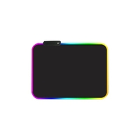 Tapis de souris lumineux RVB Tapis de souris lumineux LED Tapis de souris de jeu RVB Grand tapis de souris Gamer Led Computer Mousepad Grand tapis de souris avec rétro-éclairage tapis pour clavier de bureau