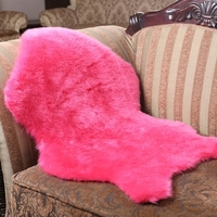 Tapis en laine imitation brillante lavable très doux