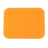 Tapis isolant en silicone Wave 2pcs Tapis en silicone rectangulaire Tapis de dessous de plat en silicone Tapis de table antidérapant et imperméable,  Tapis de service à thé pour comptoirs,  tables,  porte-pots,  repose-cuillère Petits tapis de séchage