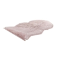 Tapis moelleux en peau de mouton lavable très doux