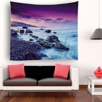 Tapisserie Tenture murale Tapisseries Paysage de bord de mer Tapisserie Décoration murale