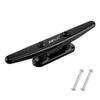 Taquet de corde de bateau en nylon taquet de ligne de bureau de quai à Base ouverte portable avec vis en acier inoxydable pour Yacht