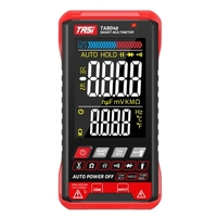 TASI TA804B Multimètre numérique Testeur automatique professionnel Multimètre True RMS Ultra-mince Intelligent OHM NCV Voltmètre Testeur de diode de capacité Auto et manuel Double mode