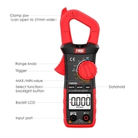 TASI TA8315A multimètre numérique à pince multimètre testeur professionnel véritable multimètre RMS Mini testeur multifonctionnel OHM NCV DC / AC voltmètre