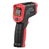 TASI Thermomètre infrarouge IR sans contact Testeur de température portable numérique Pyromètre 12: 1 Écran LCD couleur avec rétroéclairage Centigrade Fahrenheit -50 ～ 880 ℃ (-58 ～ 1616 ℉)