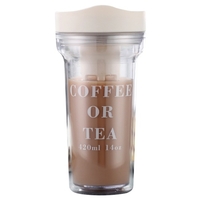Tasse à café portative à infusion froide bouteille hermétique tasse à café glacé avec couvercle filtre en acier inoxydable tasse à thé réutilisable à café infusé à froid