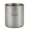 Tasse à eau double paroi Lixada en titane,  450 ml