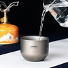 Tasse à thé en titane à double paroi Lixada 180 ml