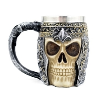 Tasse de bière de crâne de 450 ml tasse d