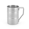 Tasse de camping en plein air en acier inoxydable 350ml avec poignée