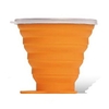 Tasse pliante de café pliable de voyage de sport en plein air