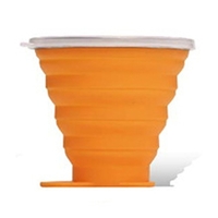 Tasse pliante de café pliable de voyage de sport en plein air