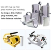Tasse Wrap Clamp Silicone et fer Sublimation Tasse Tasse Clamp Tasse DIY Cylindrique Chauffe Tasse Presse À Chaleur Sublimation Machine Accessoires