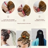 Tâchoire en spirale Tâchoire à cheveux Tâchoire accessoire à cheveux pliable avec bande de poil de sac de rangement pour femmes Hommes