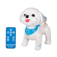 Teddy chiot Robot chien programme de commande vocale chanter secouer la tête interactif Pet chien jouet