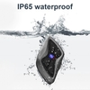 Teleheer T6 Plus Interphone pour casque de moto Portée de 1500 m BT5.1 Interphone mains libres Full Duplex IP65 Étanche à la poussière avec microphone 1 paquet