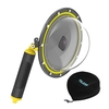 TELESIN 6inch Dome Port Dive Case Underwater 30m with Floating Shank