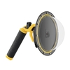 TELESIN 7 pouces Action Camera Dome Port 30m Étanche Housse de protection pour boîtier de plongée