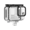 TELESIN Action Camera Housse de protection étanche sous-marine 45m / 148ft boîtier de plongée sous-marin accessoires de remplacement pour GoPro Hero 9 caméra noire