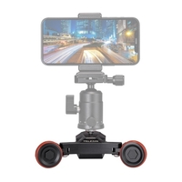 TELESIN TE-ITC-001 Caméra sans fil vidéo Auto Dolly 3 roues Motorisé Slider Dolly Car avec télécommande 5 niveaux Vitesse réglable Max. Capacité de charge de 3kg pour l