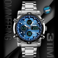 Tendance de montre de mode multifonctionnel trois fois grand cadran d