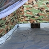 Tente de camping camouflage portable à 2 personnes