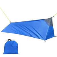 Tente de randonnée Tente de sac de couchage de camping en plein air Tente légère pour une personne avec moustiquaire