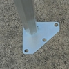 Tente Pliante Série PRO Structure en Aluminium 50mm + 4 Côtés Bâche en PVC 520g/m² 3x3m pour les Besoins des Professionnels ou Utilisation"idienne Jaune