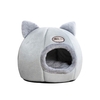 Tente pour animaux de compagnie Lit troglodyte pour chats / petits chiens en velours auto-chauffant
