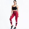 Tenues de sport 2 pièces pour femmes Spaghetti sans manches