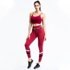Tenues de sport 2 pièces pour femmes Spaghetti sans manches