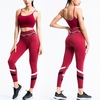 Tenues de sport 2 pièces pour femmes Spaghetti sans manches