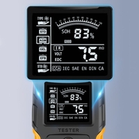 Testeur de batterie de voiture 12 V/24 V LCD analyseur de batterie numérique outil de Diagnostic de Charge de voiture SOH SOC CCA mesure IR pour voiture camion moto
