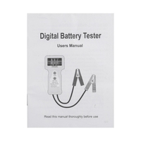 Testeur de batterie numérique automobile vérificateur de charge de batterie outil de Test de tension de charge testeur universel de tension de batterie de voiture diagnostic de défaut