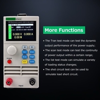 Testeur de charge électronique Programmable CC monocanal 150V 40A 400W CC CV CR CP Mode écran LCD TFT 2, 8 pouces Testeur de batterie et de LED