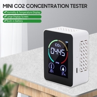 Testeur de concentration de CO2 LCD de 2, 8 pouces Mini détecteur de dioxyde de carbone Compteur d