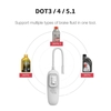 Testeur de liquide de frein de véhicule Portable testeur de liquide de frein de voiture domestique affichage de LED avec rétro-éclairage lampe de poche alarme sonore pour DOT3 DOT4 DOT5.1