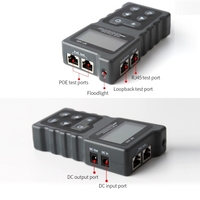Testeur de puissance de boucle de charge de vérificateur POE multifonctionnel Identification automatique de la tension POE avec écran de rétroéclairage LCD