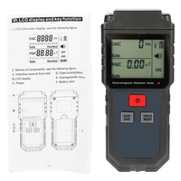 Testeur de rayonnement électromagnétique portable LCD numérique portable Détecteur de dosimètre de champ magnétique avec alarme sonore et lumineuse