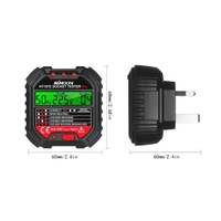 Testeur de sortie KKmoon GFCI avec affichage de la tension Testeur de prise 90-250V