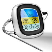 Thermomètre à viande à écran tactile Thermomètre pour barbecue