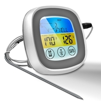 Thermomètre à viande à écran tactile Thermomètre pour barbecue