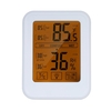 Thermomètre de haute précision Hygromètre Thermo-hygromètre numérique avec écran tactile Station météo murale avec rétro-éclairage ℃ / ℉ commutable en tout temps / 24 heures Température minimale maximale Humidité Fonction de rappel de conf